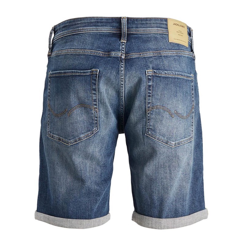 Мъжки къси дънкови панталони JJIRICK JJORIGINAL SHORTS (голям размер) 