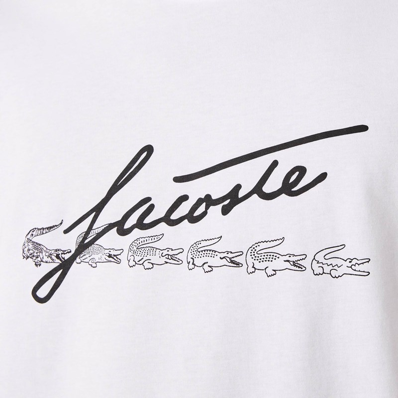 Мъжка тениска, с надпис и лого крокодил